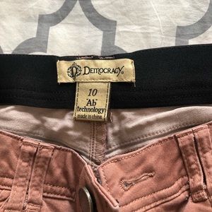 Ab Technology pink skinnies. Size 10